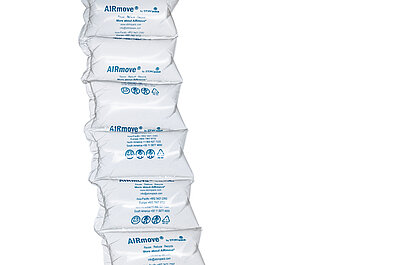 
			Air cushion packaging