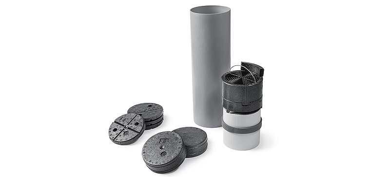 Bild von zylindrischen Filterelementen