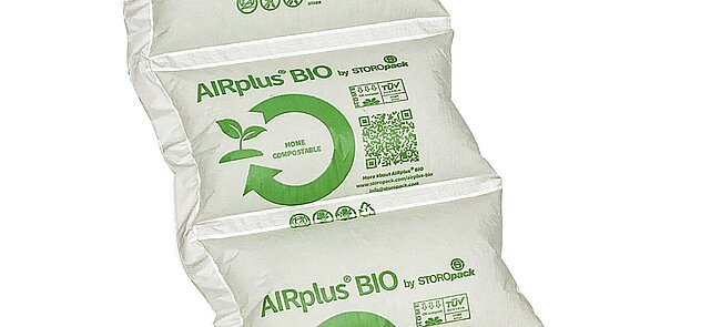 
			Air cushion packaging